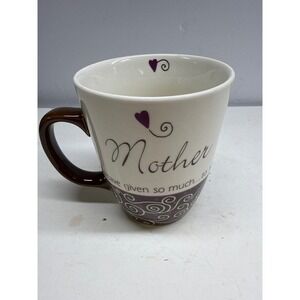 Carson Home Accents Mother You Are A Blessing Ceramic Coffee Mug Purple Brown